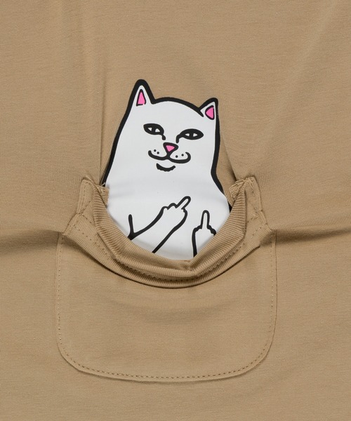 RIPNDIP(リップンディップ)の「LORD NERMAL CROPPED POCKET TEE(Tシャツ/カットソー・メンズ・タン・X-SMALL/SMALL/MEDIUM)」の2枚目の写真