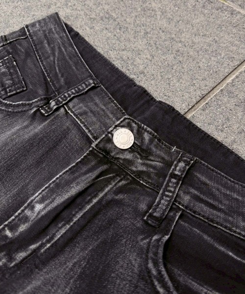 d.i.a.(ダイヤ)の「クロスパッチワークフレアデニム(デニムパンツ・レディース・ブラック/ブルー・SMALL/MEDIUM)」の22枚目の写真