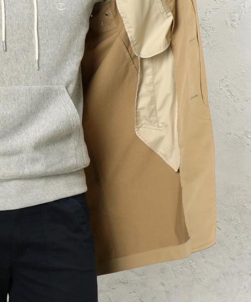 green label relaxing（グリーンレーベルリラクシング）の「【WEB限定】★★W/RE/PE/CHINO ステンカラーコート（ステンカラーコート・メンズ・ネイビー/オリーブ/ベージュ・LARGE/MEDIUM/X-LARGE/X-SMALL/SMALL）」の22枚目の写真