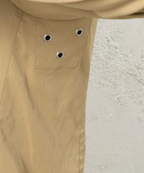 green label relaxing（グリーンレーベルリラクシング）の「【WEB限定】★★W/RE/PE/CHINO ステンカラーコート（ステンカラーコート・メンズ・ネイビー/オリーブ/ベージュ・LARGE/MEDIUM/X-LARGE/X-SMALL/SMALL）」の14枚目の写真