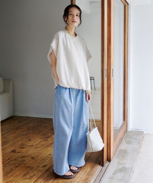 Elura（エルーラ）の「【cache cache(カシュカシュ)】メッシュミニトート/869759（トートバッグ・レディース・ブラウン/ブラック・FREE）」の3枚目の写真