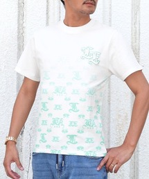 グラデーション刺繍ロゴTシャツ