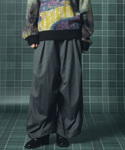 MAISON SPECIAL(メゾンスペシャル)の「《UNISEX》One Tuck Prime-Wide Snow Slacks/ワンタックプライムワイドスノースラックス【MAISON SPECIAL/メゾンスペシャル】(スラックス・メンズ・ブラウン/チャコールグレー/ブラック/その他1・2/1/0)」の1枚目の写真