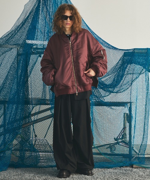 MAISON SPECIAL(メゾンスペシャル)の「《UNISEX》One Tuck Prime-Wide Snow Slacks/ワンタックプライムワイドスノースラックス【MAISON SPECIAL/メゾンスペシャル】(スラックス・メンズ・ブラウン/チャコールグレー/ブラック・2/1/0)」の11枚目の写真