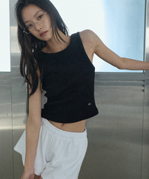 Open Back Tie Top Black