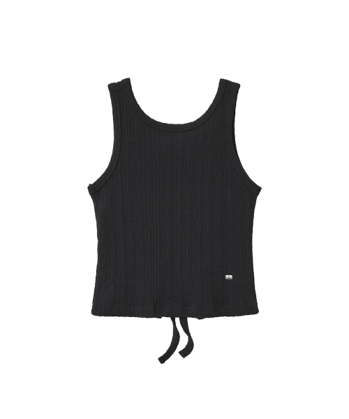 RENSE(レンセ)の「Open Back Tie Top Black(Tシャツ/カットソー・レディース・その他・OS)」の3枚目の写真