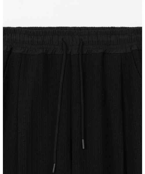THEENDQUESTION(ジエンドクエスチョン)の「Knit tuck wide pants / BLACK(その他パンツ・レディース・その他・FREE)」の9枚目の写真