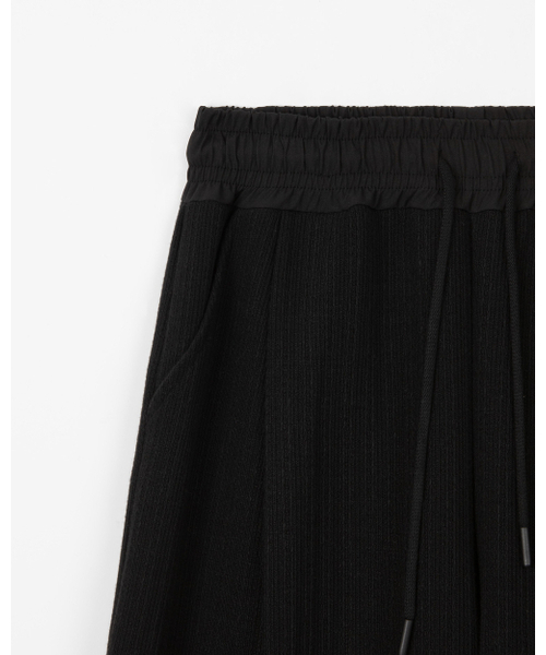 THEENDQUESTION(ジエンドクエスチョン)の「Knit tuck wide pants / BLACK(その他パンツ・レディース・その他・FREE)」の10枚目の写真