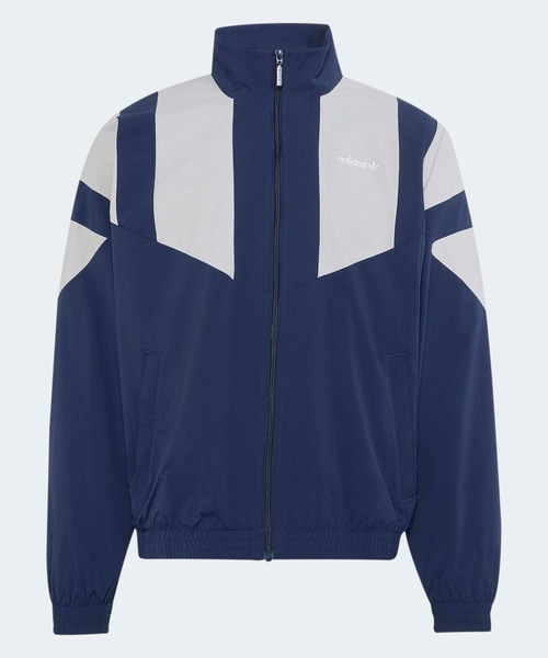 adidas(アディダス)の「adidas/アディダス M BLOCKED TRACKTOP ブロックド トラックトップ トラックジャケット ナイロンジャケット ナイロンアウター ライトアウター 配色 切り替え メンズ レディース 2026年 夏 夏服 秋 秋服(ブルゾン・メンズ・ブラック/インディゴブルー・S/M/L/XL)」の7枚目の写真