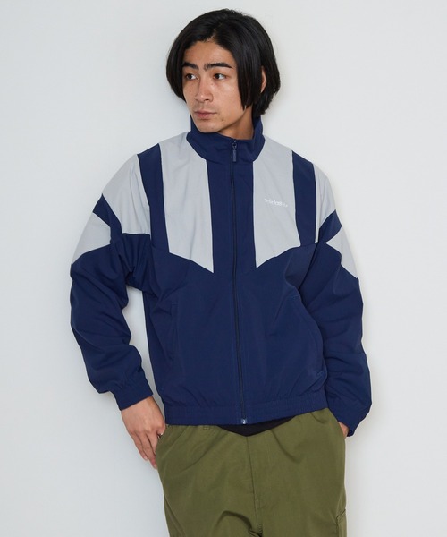 adidas(アディダス)の「adidas/アディダス M BLOCKED TRACKTOP ブロックド トラックトップ トラックジャケット ナイロンジャケット ナイロンアウター ライトアウター 配色 切り替え メンズ レディース 2026年 夏 夏服 秋 秋服(ブルゾン・メンズ・ブラック/インディゴブルー・S/M/L/XL)」の21枚目の写真