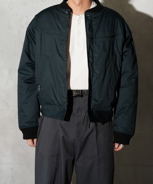 TOWNCRAFT(タウンクラフト)の「TOWNCRAFT / タウンクラフト PADDED SHORT DERBY JACKET 中綿 ショートダービージャケット(MA-1・メンズ・ブラック/オリーブ/ネイビー・X-LARGE/LARGE/MEDIUM)」の22枚目の写真