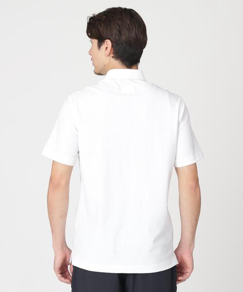 PING（ピン）の「【PING APPAREL】全方向ストレッチシアサッカー半袖ポロシャツ (MENS)（ポロシャツ・メンズ・ネイビー/ホワイト/ベージュ・M/LL1/L/LL/S）」の4枚目の写真