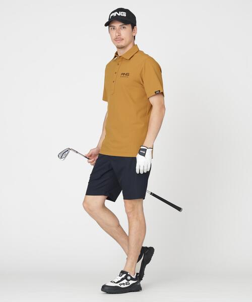 PING（ピン）の「【PING APPAREL】全方向ストレッチシアサッカー半袖ポロシャツ (MENS)（ポロシャツ・メンズ・ネイビー/ホワイト/ベージュ・M/LL1/L/LL/S）」の13枚目の写真