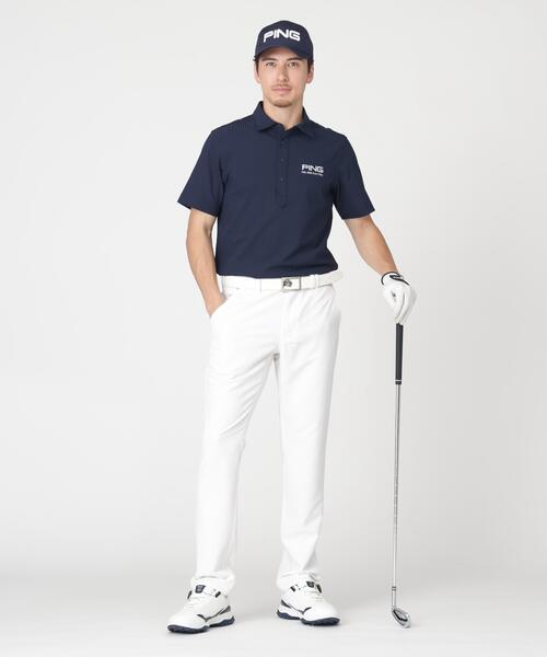 PING（ピン）の「【PING APPAREL】全方向ストレッチシアサッカー半袖ポロシャツ (MENS)（ポロシャツ・メンズ・ネイビー/ホワイト/ベージュ・M/LL1/L/LL/S）」の17枚目の写真