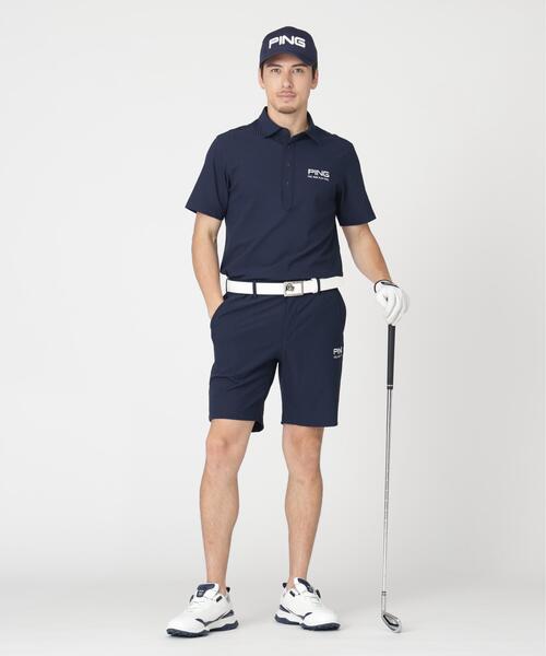 PING（ピン）の「【PING APPAREL】全方向ストレッチシアサッカー半袖ポロシャツ (MENS)（ポロシャツ・メンズ・ネイビー/ホワイト/ベージュ・M/LL1/L/LL/S）」の18枚目の写真