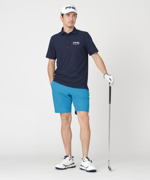 PING（ピン）の「【PING APPAREL】全方向ストレッチシアサッカー半袖ポロシャツ (MENS)（ポロシャツ・メンズ・ネイビー/ホワイト/ベージュ・M/LL1/L/LL/S）」の19枚目の写真