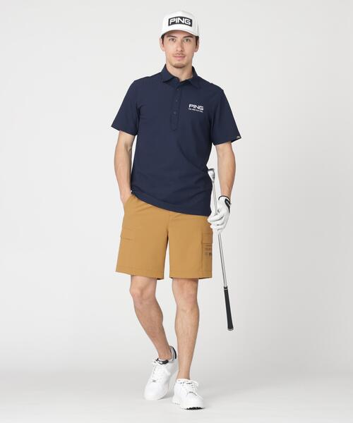 PING（ピン）の「【PING APPAREL】全方向ストレッチシアサッカー半袖ポロシャツ (MENS)（ポロシャツ・メンズ・ネイビー/ホワイト/ベージュ・M/LL1/L/LL/S）」の20枚目の写真