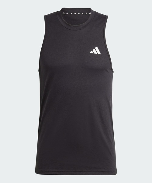 adidas(アディダス)の「トレイン エッセンシャルズ Feelready トレーニング ノースリーブTシャツ / アディダス adidas(タンクトップ・メンズ・ブラック・XX-LARGE/3XL/LARGE/MEDIUM/SMALL/X-LARGE/X-SMALL)」の1枚目の写真