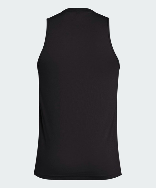 adidas(アディダス)の「トレイン エッセンシャルズ Feelready トレーニング ノースリーブTシャツ / アディダス adidas(タンクトップ・メンズ・ブラック・XX-LARGE/3XL/LARGE/MEDIUM/SMALL/X-LARGE/X-SMALL)」の2枚目の写真