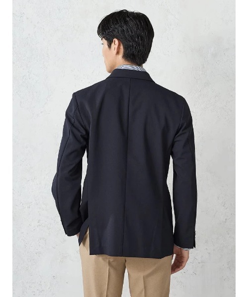 Perfect Suit FActory(パーフェクトスーツファクトリー)の「【洗える】ダブルメタル釦ジャケット【ビジカジのアンサーシリーズ!】(テーラードジャケット・メンズ・ネイビー・M/LL/L)」の4枚目の写真