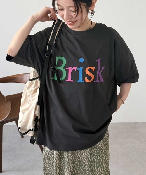 zena(ジェナ)の「カラフルロゴプリントビッグTee(Tシャツ/カットソー・レディース・オフホワイト/チャコールグレー・FREE)」の16枚目の写真