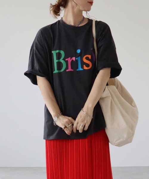 zena(ジェナ)の「カラフルロゴプリントビッグTee(Tシャツ/カットソー・レディース・オフホワイト/チャコールグレー・FREE)」の15枚目の写真