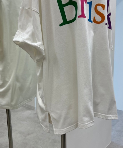 zena(ジェナ)の「カラフルロゴプリントビッグTee(Tシャツ/カットソー・レディース・オフホワイト/チャコールグレー・FREE)」の8枚目の写真