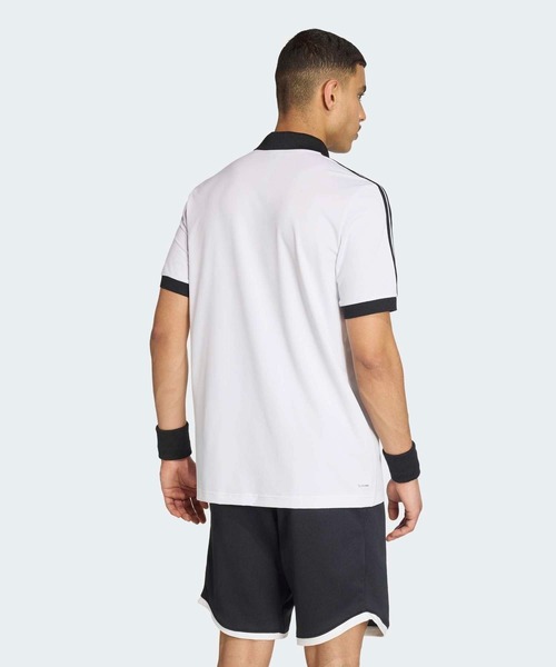 adidas(アディダス)の「テニス クラシック ポロシャツ / アディダス adidas(ポロシャツ・メンズ・ホワイト・XX-LARGE/XXX-LARGE/LARGE/MEDIUM/SMALL/X-LARGE)」の2枚目の写真