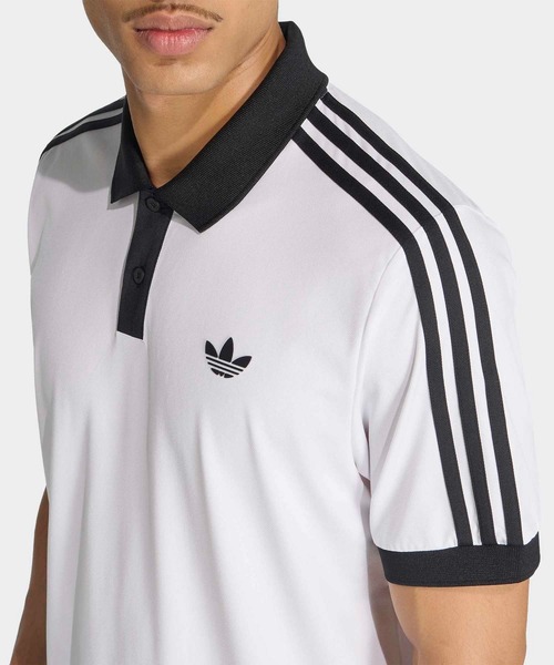 adidas(アディダス)の「テニス クラシック ポロシャツ / アディダス adidas(ポロシャツ・メンズ・ホワイト・XX-LARGE/XXX-LARGE/LARGE/MEDIUM/SMALL/X-LARGE)」の3枚目の写真