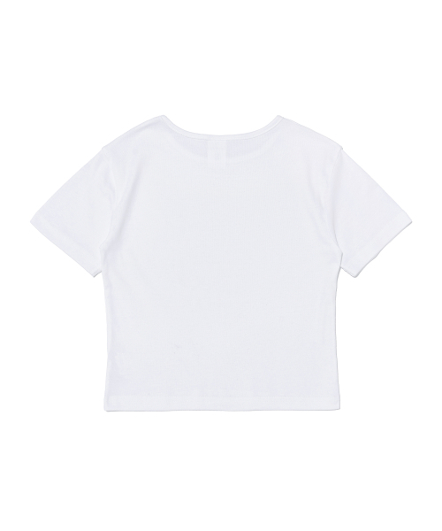 CARGOBROS FOR WOMAN(カーゴブロスフォーウィメン)の「ヴィンテージハートフラッグショート半袖Tシャツ(ソリッドホワイト)(Tシャツ/カットソー・レディース・その他・FREE)」の2枚目の写真