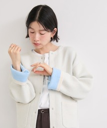 ダブルフェイスカーディガン