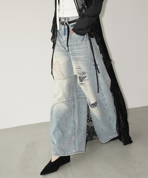 chuclla（チュクラ）の「ポインテッドトゥ ウェッジミュール chs26a009（パンプス・レディース・レオパード/ブラック・37/36/39/38）」の11枚目の写真