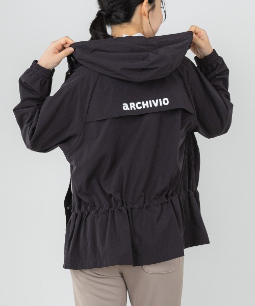 archivio（アルチビオ）の「＜LADIES>UV撥水パイピングブルゾン（ブルゾン・レディース・ベージュ/ライトオレンジ系/ブラック・S/L/M）」の14枚目の写真