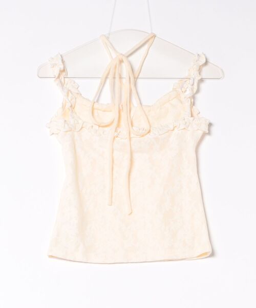 merrylatte(メリーラテ)の「Uネックレースカットソー【TUNE】(Tシャツ/カットソー・レディース・ホワイト・FREE)」の8枚目の写真