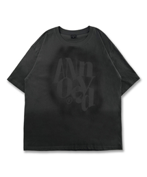 グラデーションスプレーウォッシング半袖Tシャツ LQ3TU636_CHARCOAL