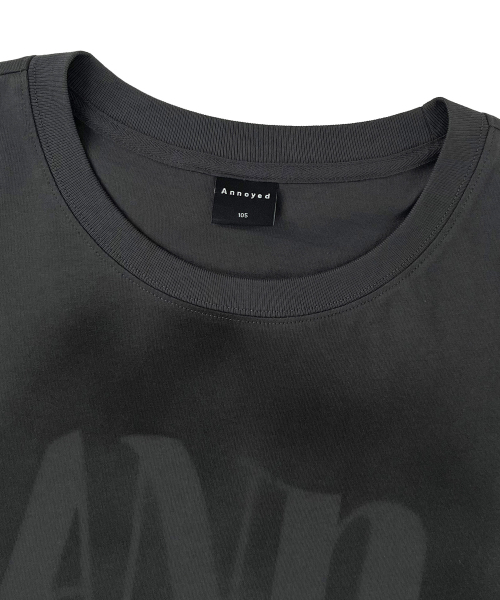 ANNOYED(アノイド)の「グラデーションスプレーウォッシング半袖Tシャツ LQ3TU636_CHARCOAL(Tシャツ/カットソー・メンズ・その他・95/100/105)」の3枚目の写真