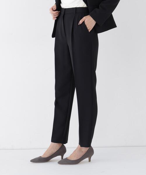 NATURAL BEAUTY BASIC(ナチュラルビューティーベーシック)の「ストレッチツイル SETUP テーパードパンツ(その他パンツ・レディース・ネイビー/ブラック・X-SMALL/SMALL/MEDIUM/LARGE)」の7枚目の写真