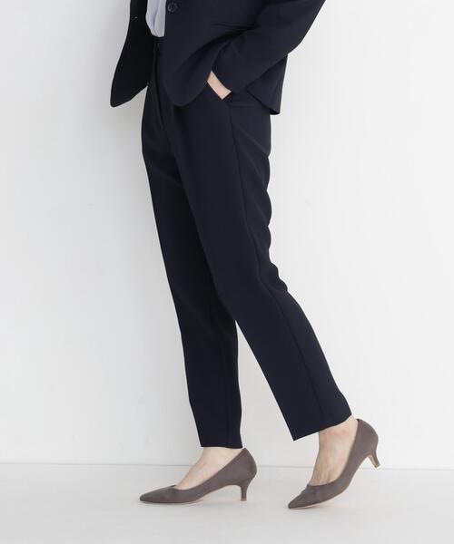 NATURAL BEAUTY BASIC(ナチュラルビューティーベーシック)の「ストレッチツイル SETUP テーパードパンツ(その他パンツ・レディース・ネイビー/ブラック・X-SMALL/SMALL/MEDIUM/LARGE)」の15枚目の写真