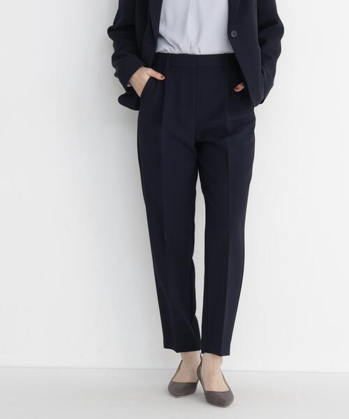 NATURAL BEAUTY BASIC(ナチュラルビューティーベーシック)の「ストレッチツイル SETUP テーパードパンツ(その他パンツ・レディース・ネイビー/ブラック・X-SMALL/SMALL/MEDIUM/LARGE)」の19枚目の写真