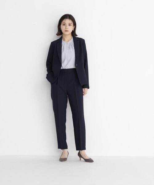 NATURAL BEAUTY BASIC(ナチュラルビューティーベーシック)の「ストレッチツイル SETUP テーパードパンツ(その他パンツ・レディース・ネイビー/ブラック・X-SMALL/SMALL/MEDIUM/LARGE)」の20枚目の写真