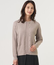 【人気定番アイテム】KNIT BASIC クルーネック カーディガン
