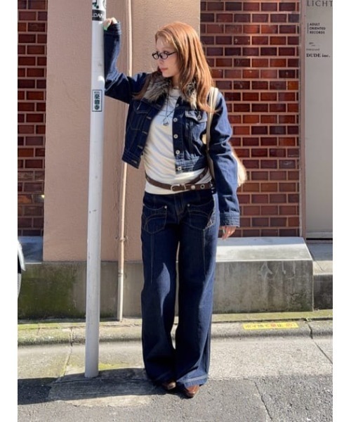 LAGUA GEM(ラグアジェム)の「LETTERING COMPACT GATHER トップス(Tシャツ/カットソー・レディース・オフホワイト/レッド/ブラック・FREE)」の22枚目の写真