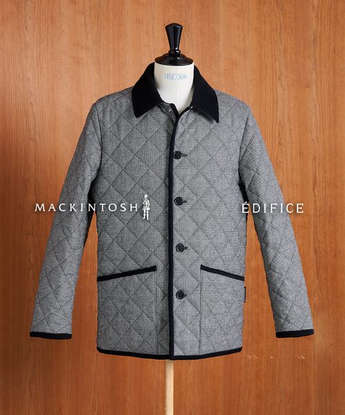 Mackintosh(マッキントッシュ)の「MACKINTOSH(マッキントッシュ) 別注 WAVERLY ”ハウンドトゥース”(その他アウター・メンズ・ブラック・40/38/36/34)」の1枚目の写真