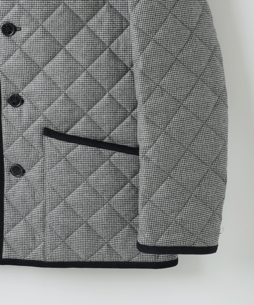 Mackintosh(マッキントッシュ)の「MACKINTOSH(マッキントッシュ) 別注 WAVERLY ”ハウンドトゥース”(その他アウター・メンズ・ブラック・40/38/36/34)」の4枚目の写真