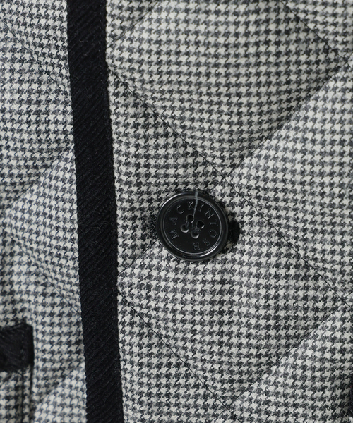Mackintosh(マッキントッシュ)の「MACKINTOSH(マッキントッシュ) 別注 WAVERLY ”ハウンドトゥース”(その他アウター・メンズ・ブラック・40/38/36/34)」の5枚目の写真