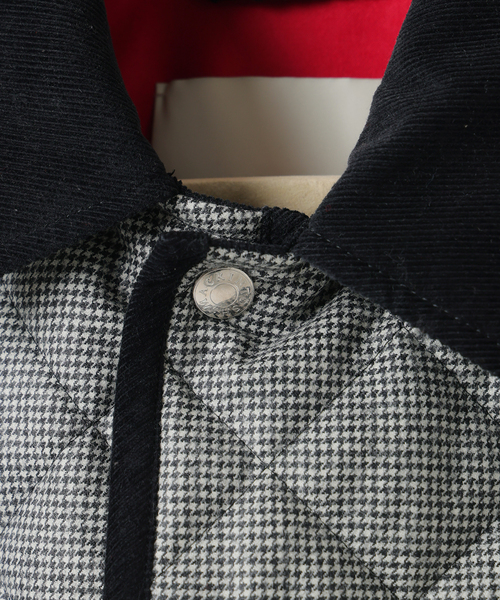 Mackintosh(マッキントッシュ)の「MACKINTOSH(マッキントッシュ) 別注 WAVERLY ”ハウンドトゥース”(その他アウター・メンズ・ブラック・40/38/36/34)」の6枚目の写真