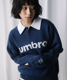 【UNISEX】ALAND×UMBRO/ジャガードニットポロ