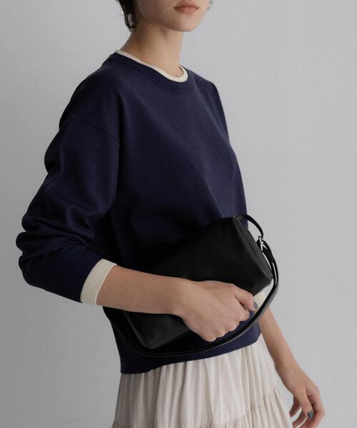 URBAN RESEARCH Sonny Label(アーバンリサーチサニーレーベル)の「アンチピリングバイカラーニット(ニット/セーター・レディース・グレー/ネイビー/ブラウン・FREE)」の1枚目の写真