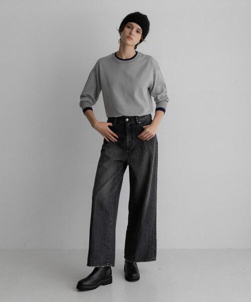 URBAN RESEARCH Sonny Label(アーバンリサーチサニーレーベル)の「アンチピリングバイカラーニット(ニット/セーター・レディース・グレー/ネイビー/ブラウン・FREE)」の20枚目の写真