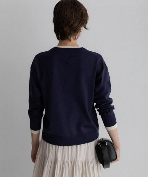 URBAN RESEARCH Sonny Label(アーバンリサーチサニーレーベル)の「アンチピリングバイカラーニット(ニット/セーター・レディース・グレー/ネイビー/ブラウン・FREE)」の6枚目の写真